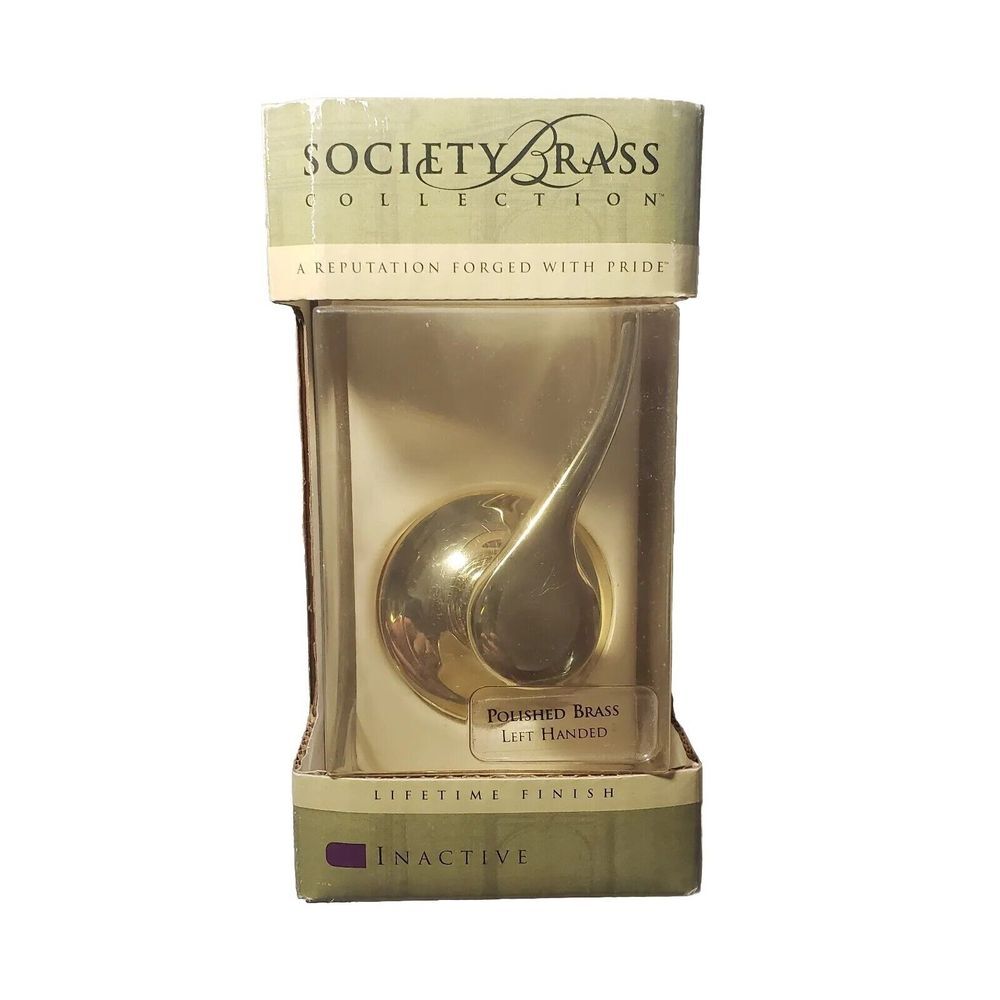 Kwikset Society Brass Collection‎ Pembroke Passage Door Lever 742 PEMBROKE LH 3